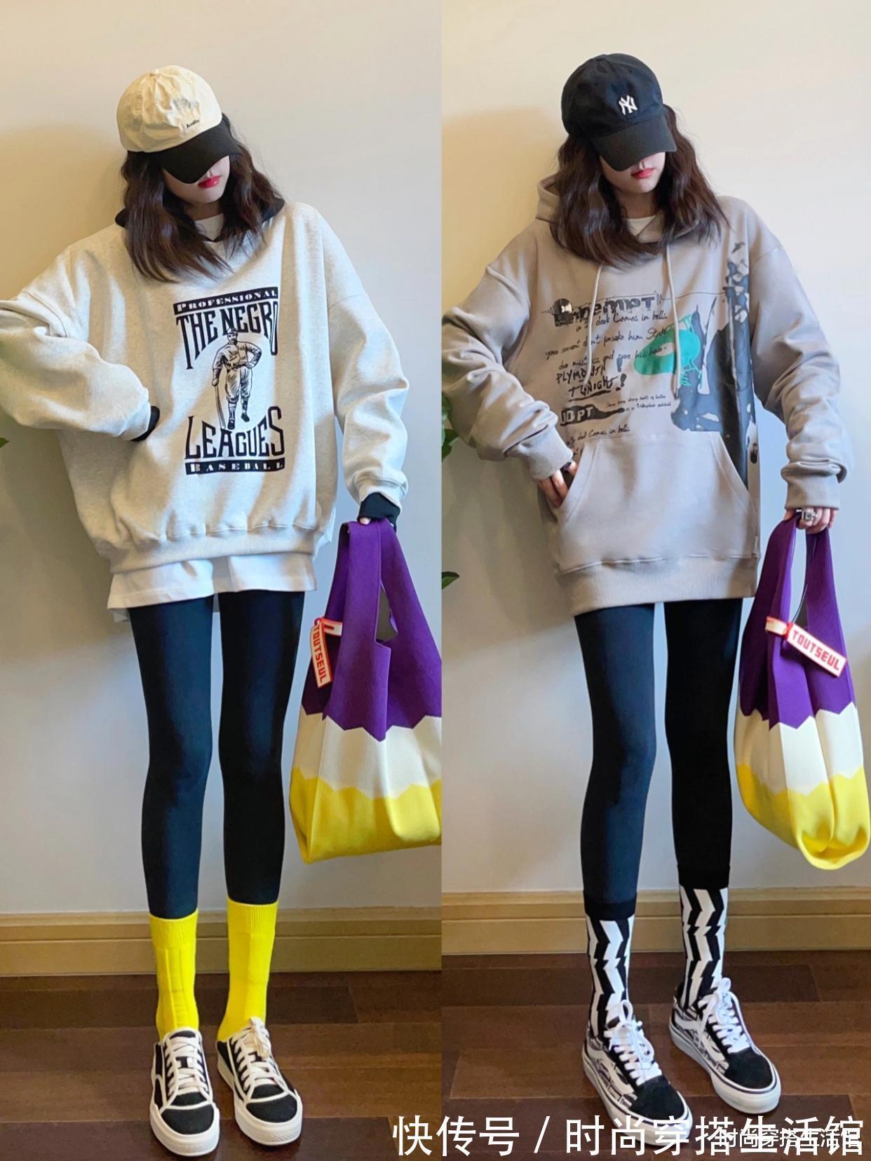 休闲感 立春后,卫衣下面别总配裙子,今年流行这样穿,保暖时髦谁穿谁美