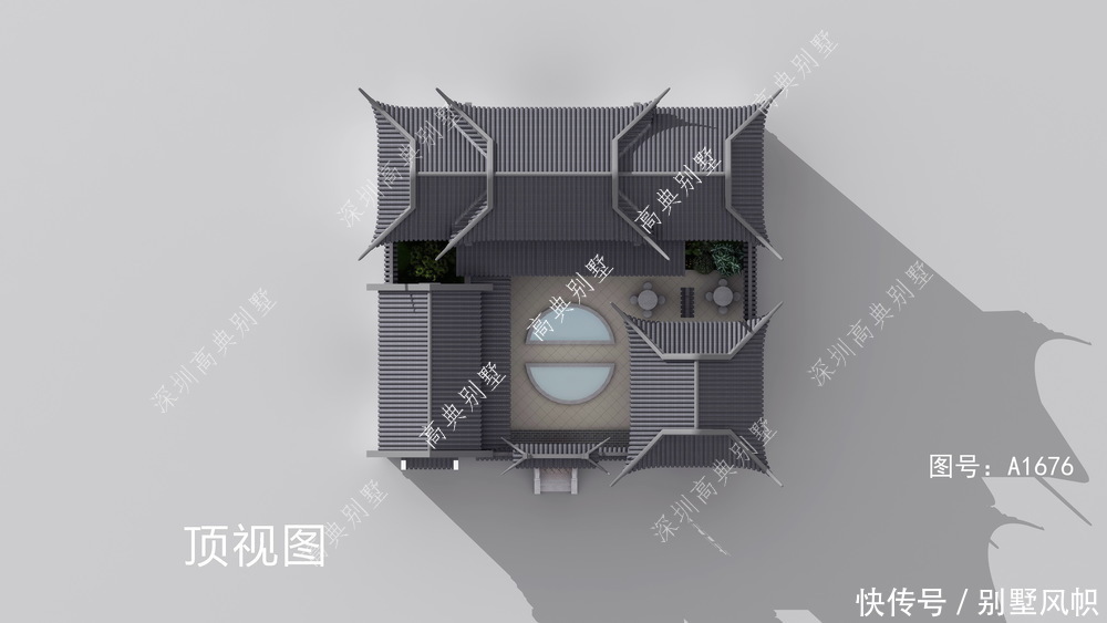 庭院|中式庭院别墅,经典大气,居住舒适
