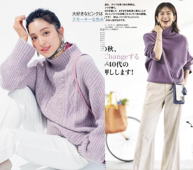 上衣 一条白色裤子，让秋冬穿搭变“轻盈”！