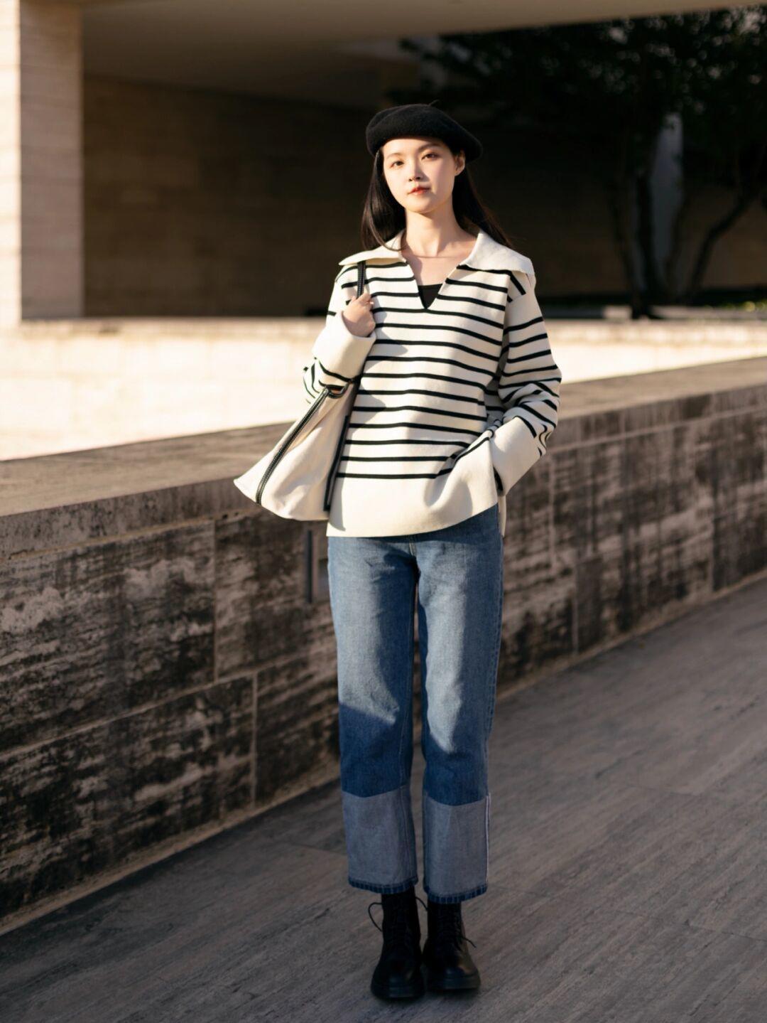 小个子们|小个子们会挑“毛衣”才显高,分享4个实用款,轻松打造大长腿