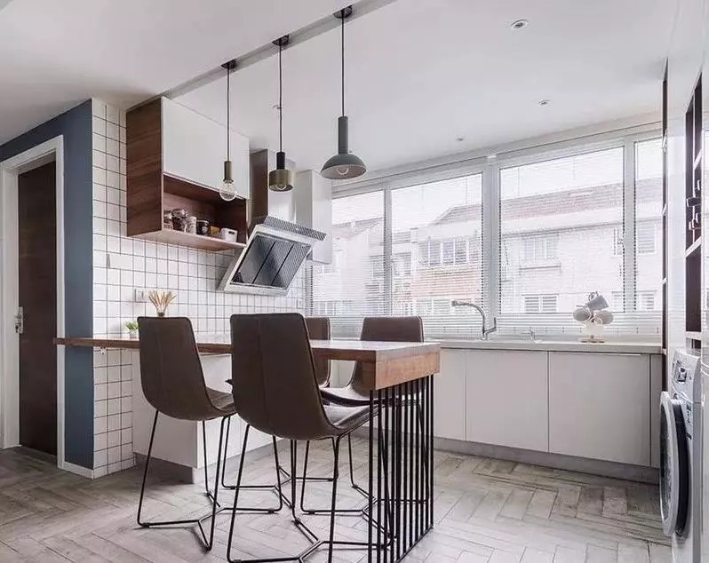 地砖|开放式和半开放式厨房,怎么做更实用?