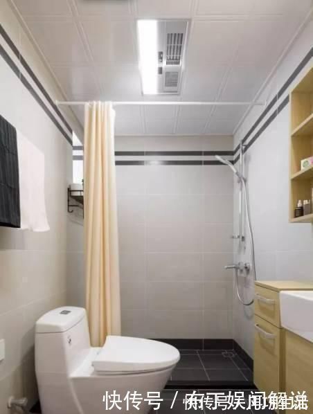 浴帘|越来越多人卫生间不做淋浴房，现在流行这样做这种设计不占空间