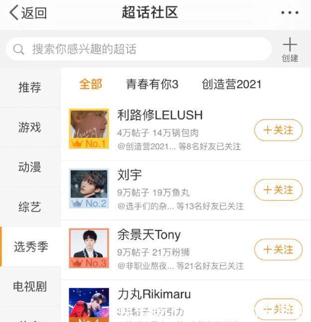 《创4》：利路修理会c位出道吗？他的超话热度已经超过刘宇