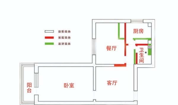 墙体|房子小?47㎡一居拆改变2居,美女设计师展示设计的魔力!