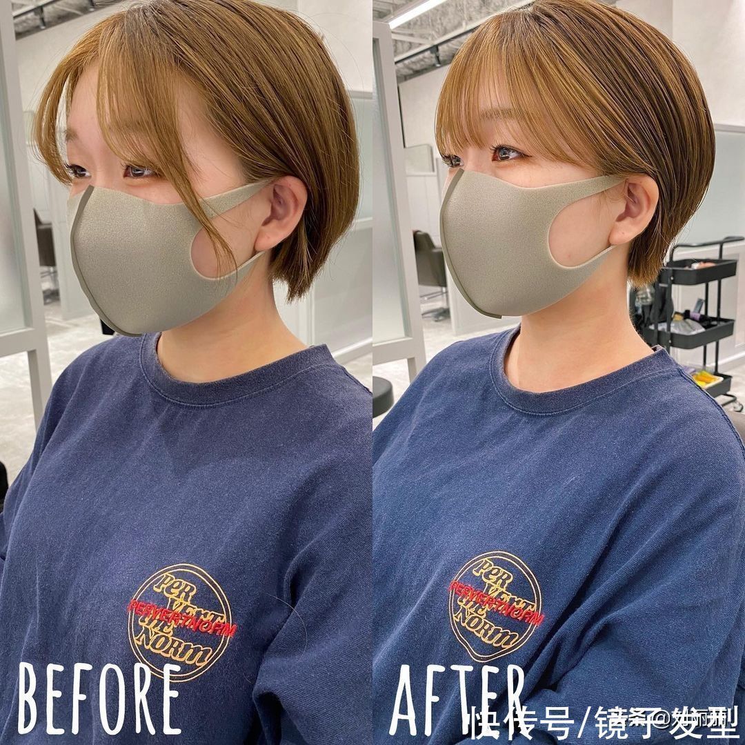 短发 换个发型,谁知变化这么大,美得就像换张脸