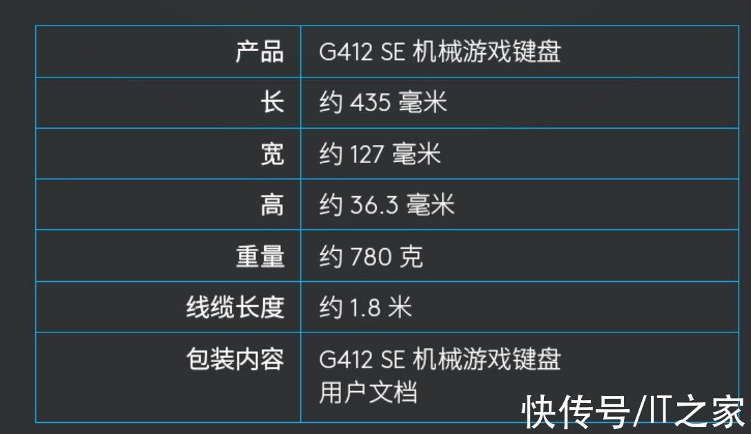 G412|罗技推出 G412 SE 机械游戏键盘：全尺寸/紧凑版2款，349 元起