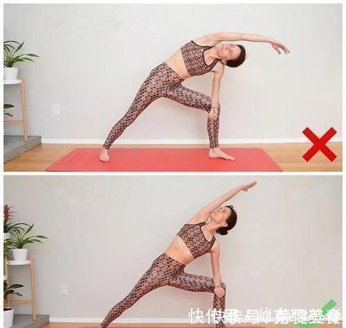 体式要点|23个常见易错瑜伽体式正误对比图,初学者尤其要注意啦