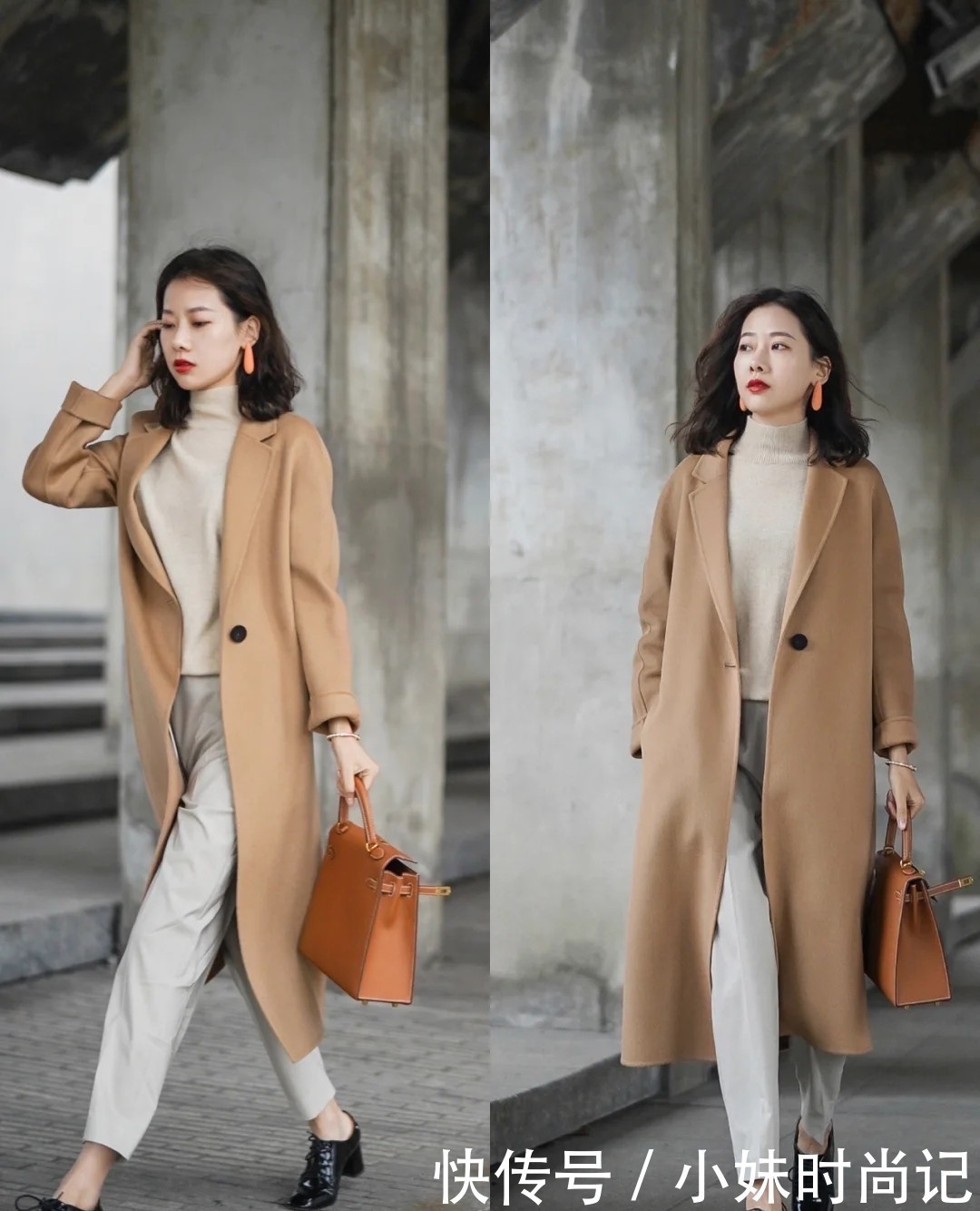 打底衫|初冬显瘦又保暖的大衣叠穿技巧, 这样穿的人时髦度都提升1倍!