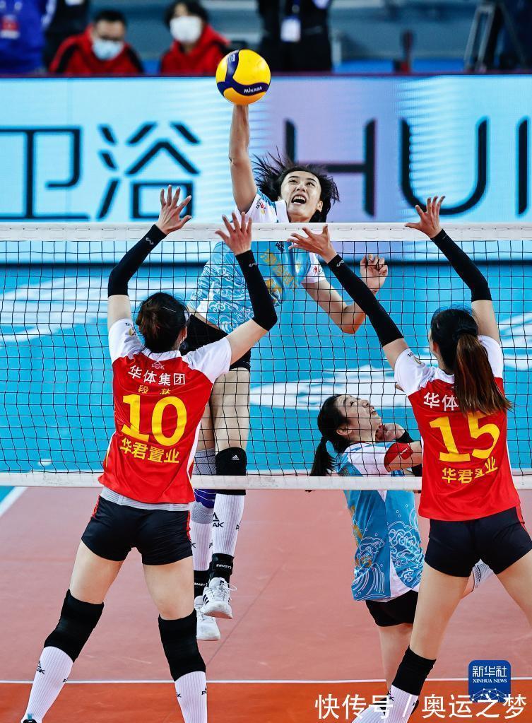 第三阶段|广东江门2021-2022赛季中国女子排球超级联赛,2比0晋级决赛。