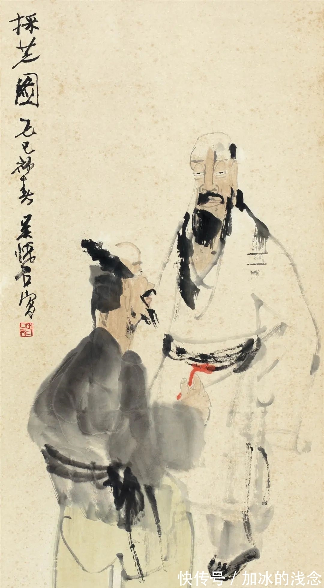 大写意|「津门网」他主张:与古为徒,以大写意为主,细节处理上毫不含糊