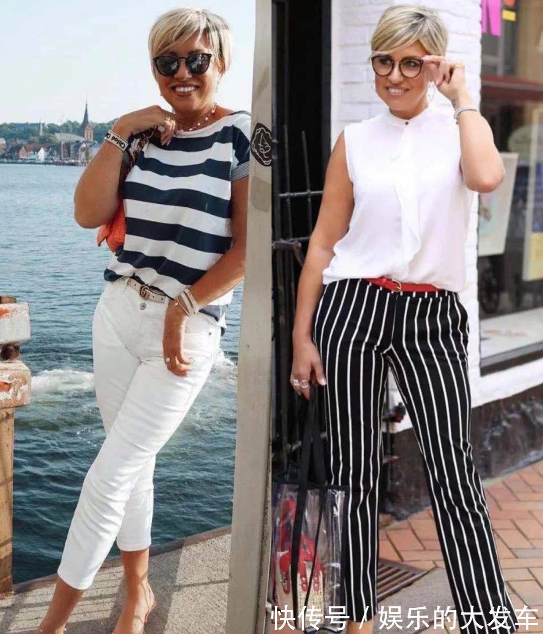 姐姐们|大龄姐姐们别乱穿,学这位国外的大龄时尚博主,每套都优雅又大气