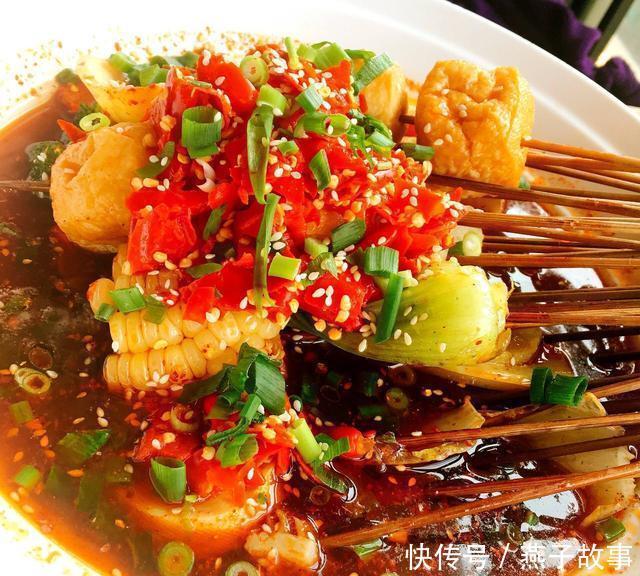 街头小吃秘制麻辣串做法,原来诀窍这么简单,学会就可以摆摊