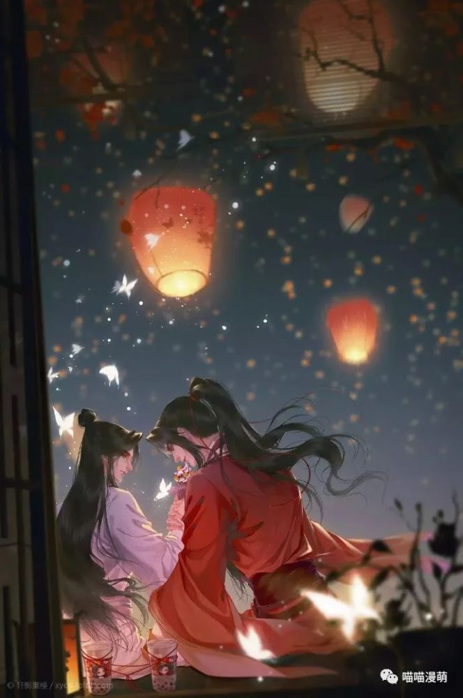 画面|天官赐福｜花怜，这些画面太美好了，看的我好心动