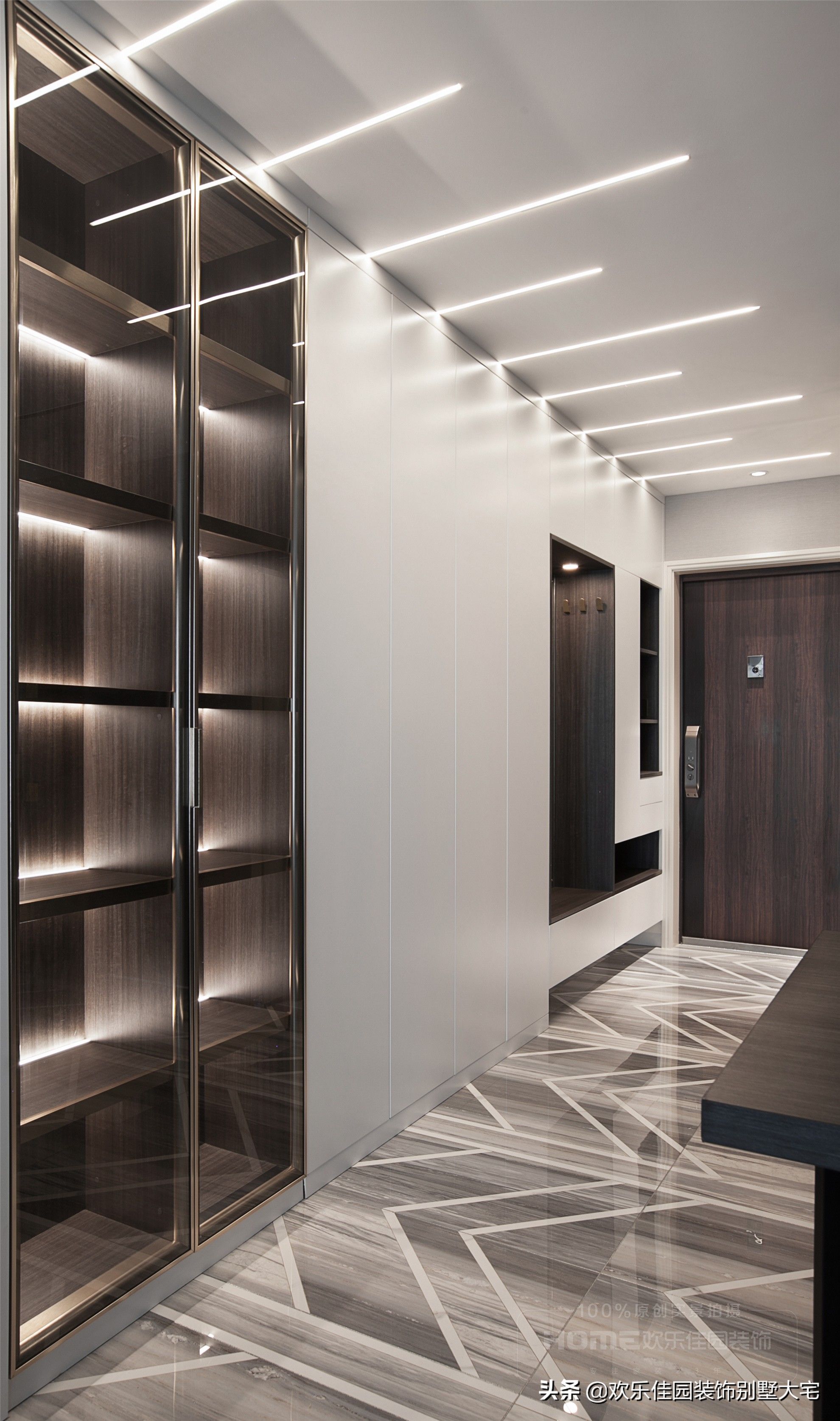 现代|135平现代简约，流行背景墙，快来抄作业