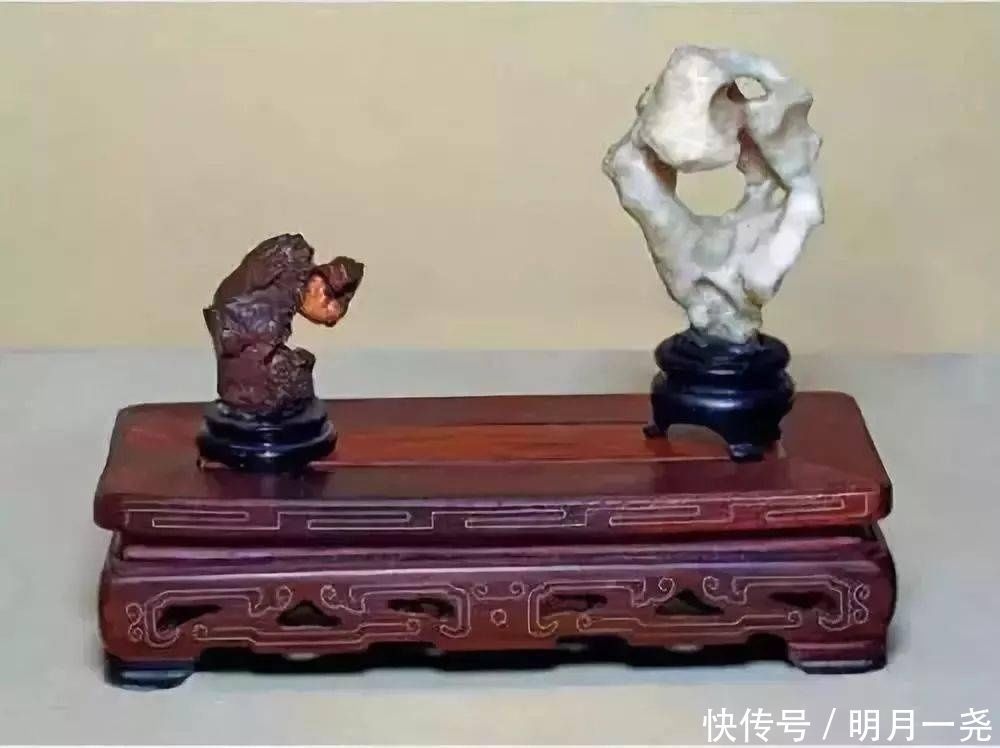 米芾拜石|两块小石头40多万成交,小石头魅力不减