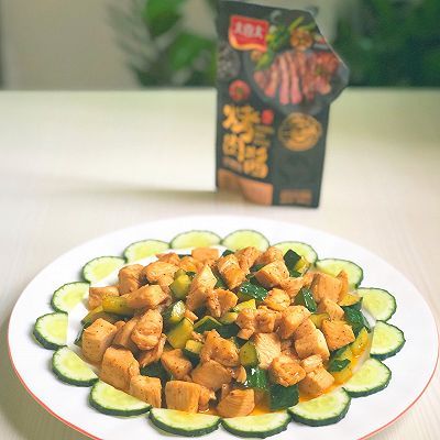 鸡胸肉|黑椒酱爆鸡丁