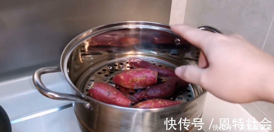 香甜|蒸红薯,不要直接上锅蒸,多做一步,保证香甜绵软超好吃
