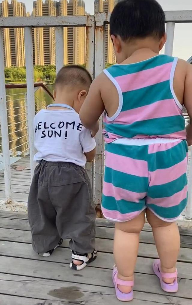 孩子|两个同龄宝宝相遇,体型差距让宝妈难以置信,网友完全是S和L