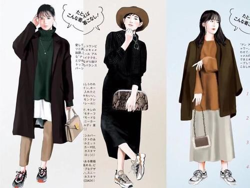 明天上班穿什么？大衣半裙老爹鞋，舒适又时髦