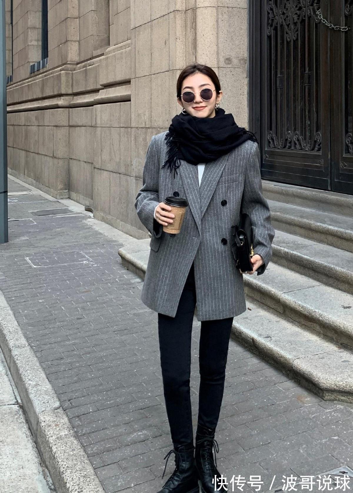 冬天 冬天搭配“稳赢”穿搭,3条黑色裤子的N种搭配,瘦显高还百搭2