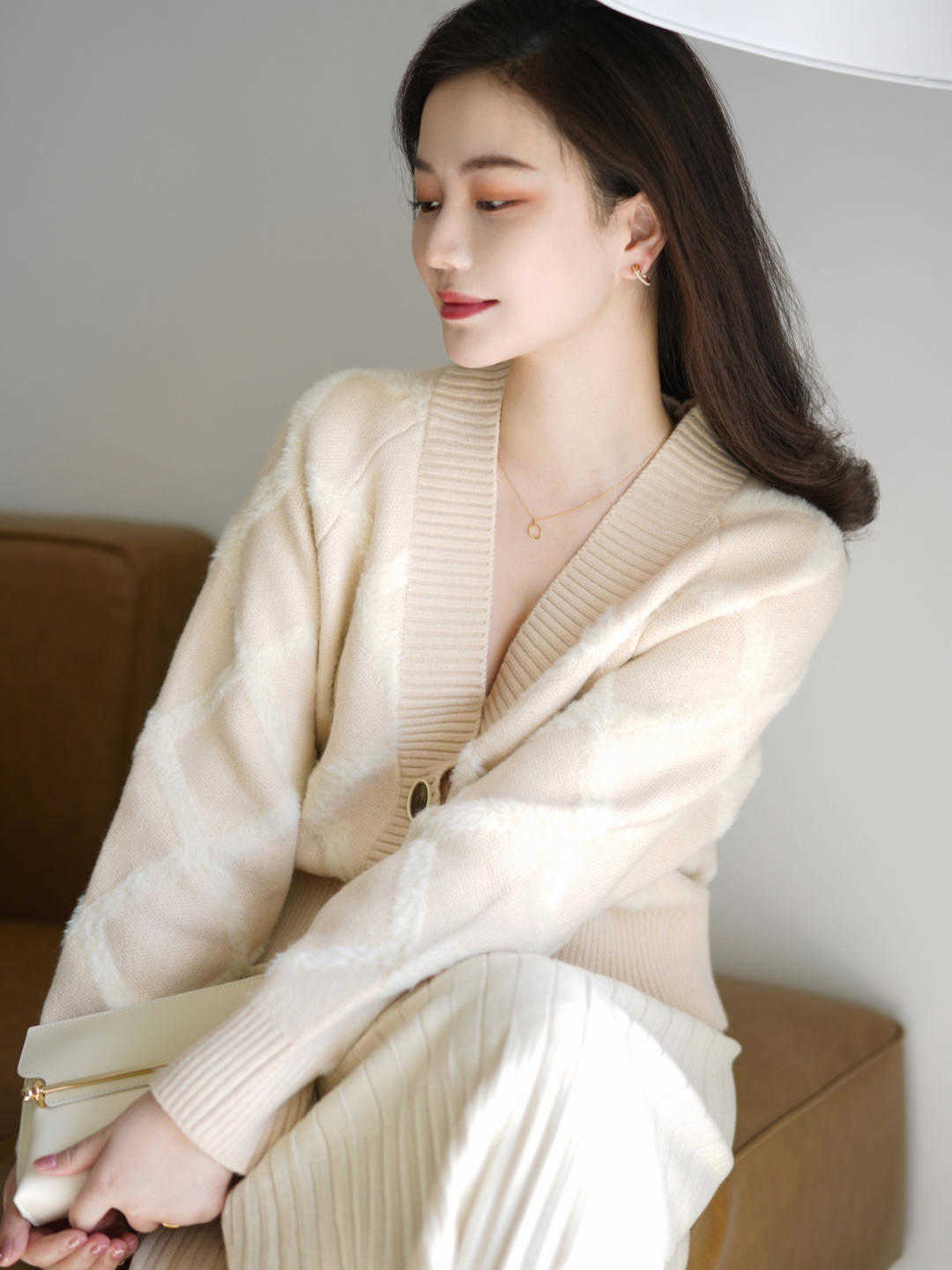 穿搭|立冬的毛衣也是标配,毛衣+半裙的配合太好看了,优雅随性又大方