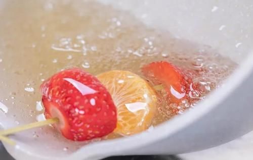 糖浆|优美水果冰糖葫芦，晶莹透亮美滋滋~