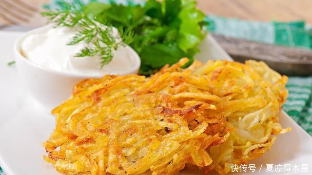 就可以|土豆饼的简单做法,配上一杯豆浆,健康美味早餐即可拥有