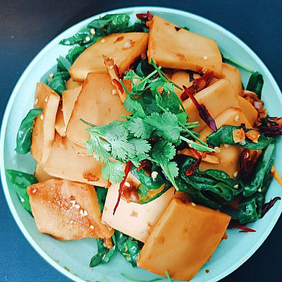 千叶豆腐炒辣椒