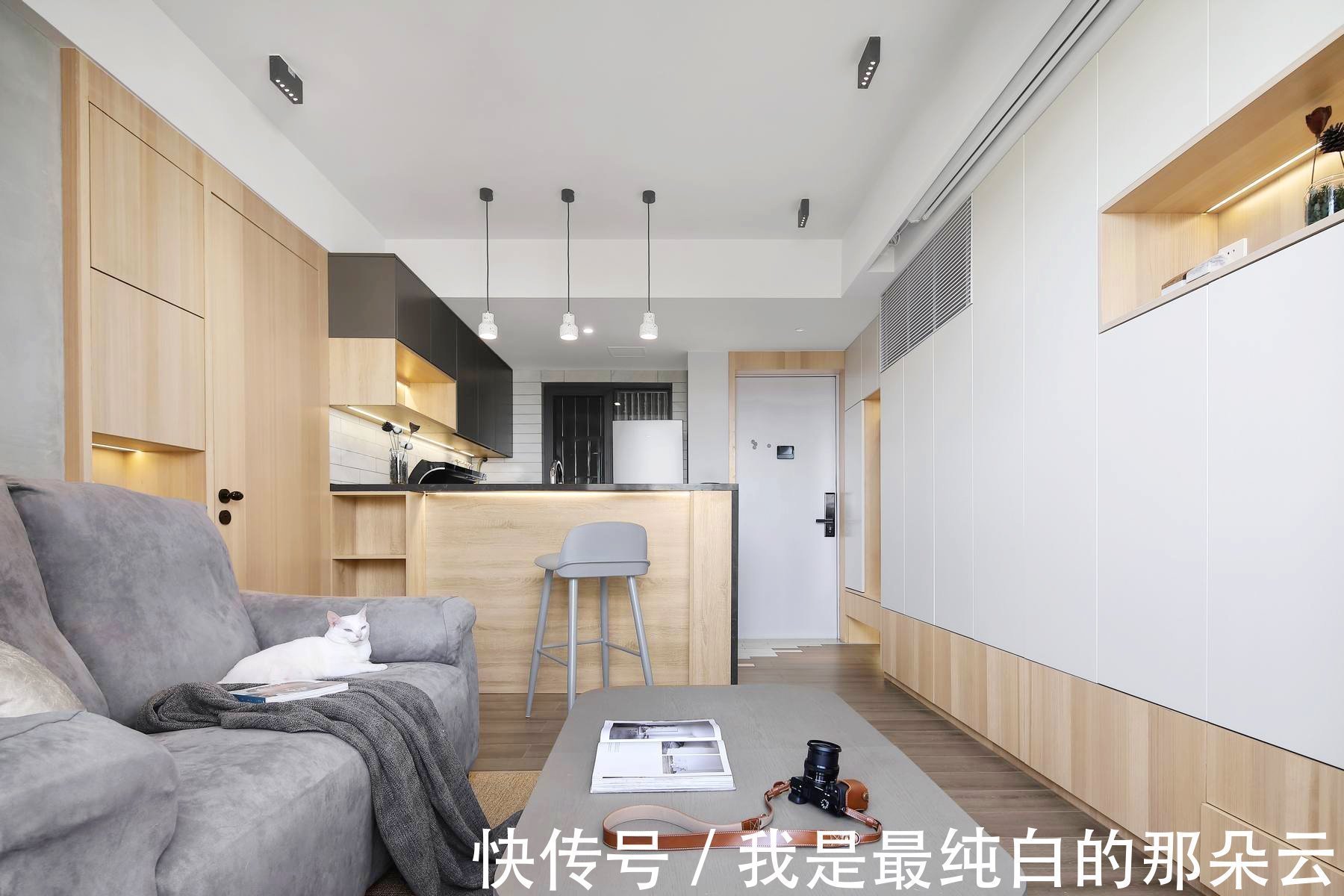 卫生间|她家49㎡,一个人生活,储物空间每一处都有,不拥挤还美观,真赞