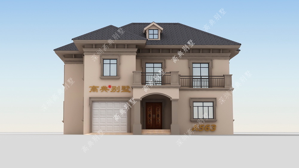 欧式|经济的欧式二层别墅,如果家乡有宅基地,就收藏回家盖吧。