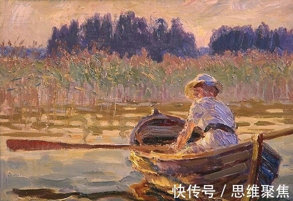 桑特里#笔意未尽的挥洒，印象派画家桑特里的绘画作品