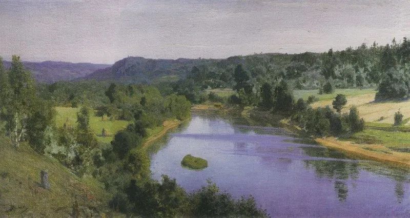 风景绘画$俄罗斯现实主义传统的风景绘画,真的好美