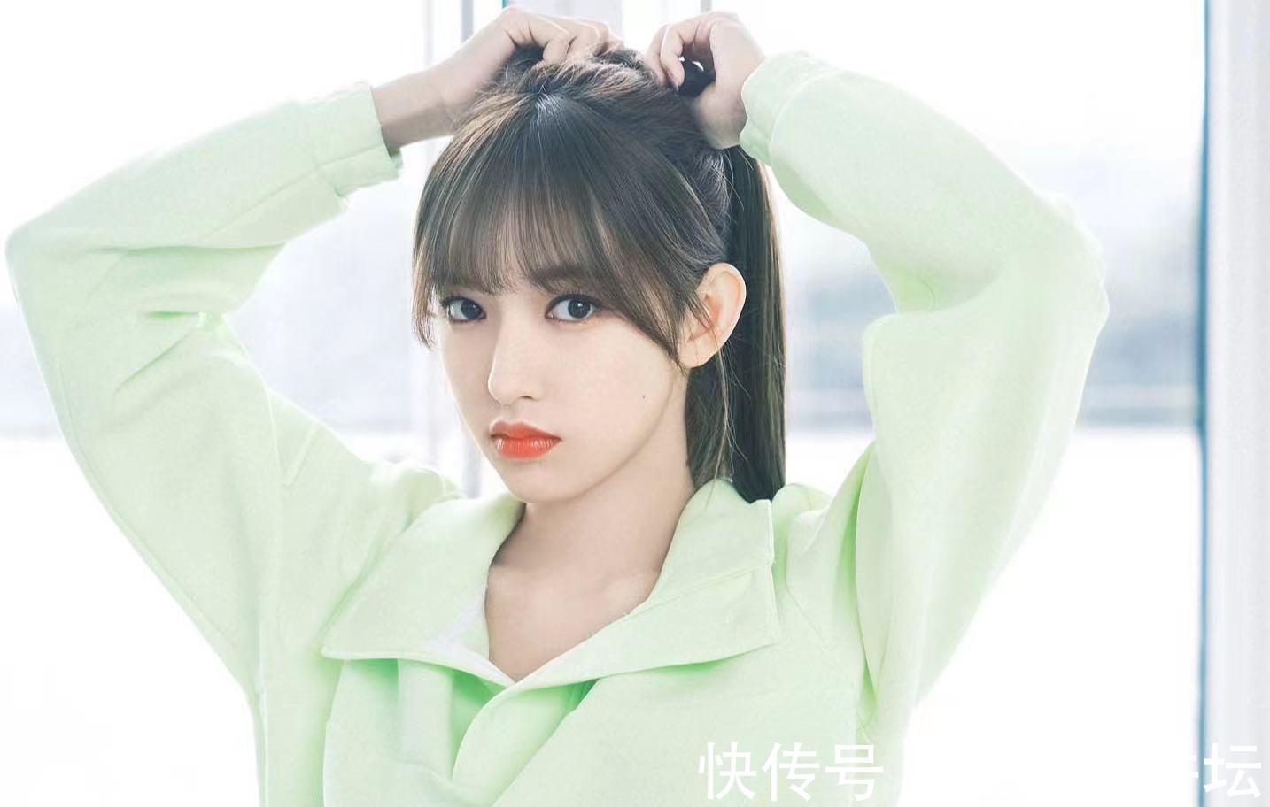 空气刘海|五官有3个特点的普通女生,很适合留空气刘海,显嫩还时髦