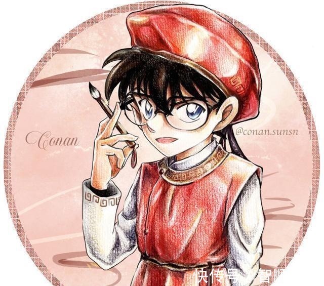 工藤新一|当名侦探柯南换上了古装,灰原哀像小仙女,毛利兰太可了