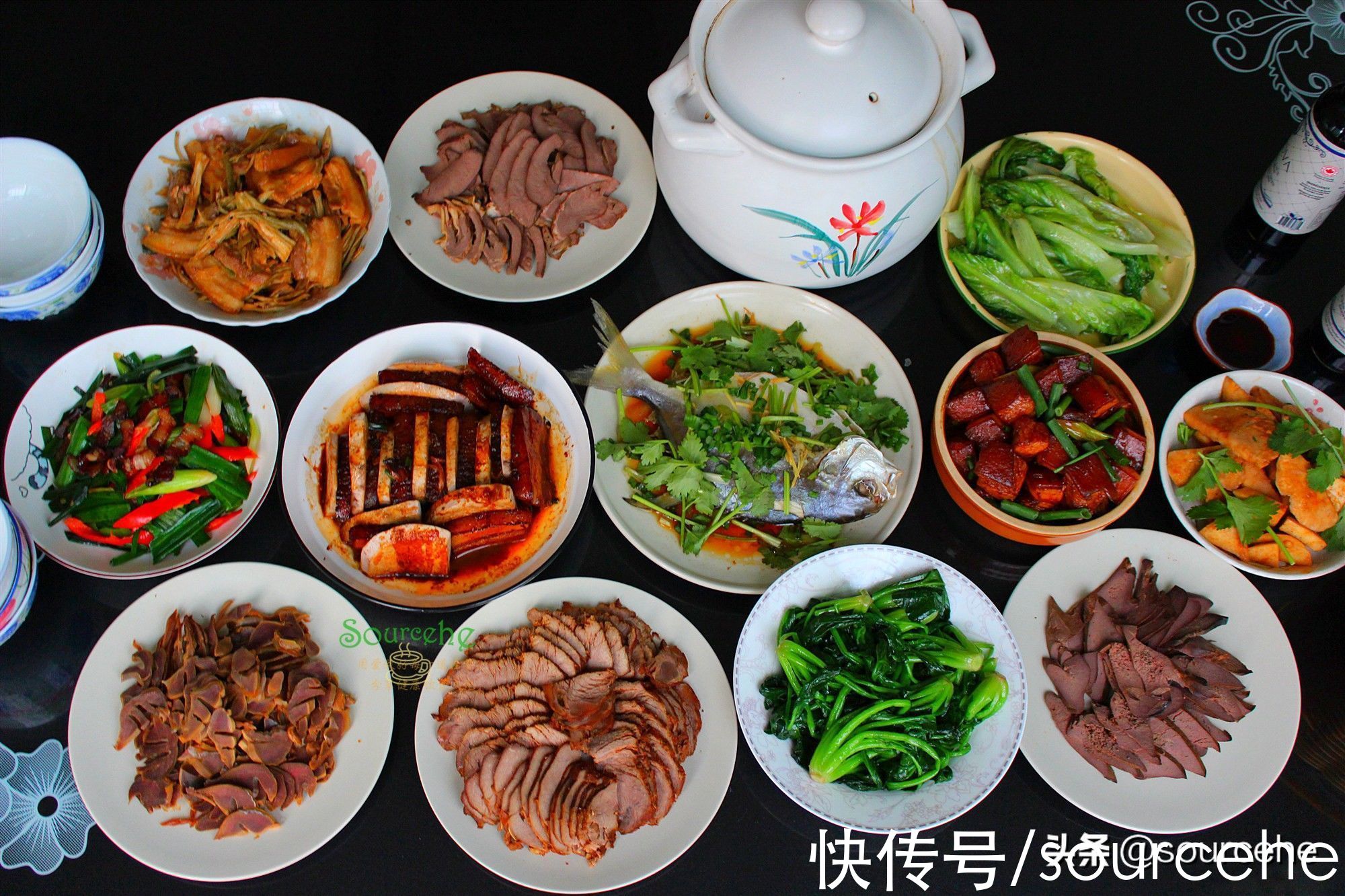 家宴|中秋团圆宴,十二菜一汤,网友:四道下酒菜,团圆饭吃得爽