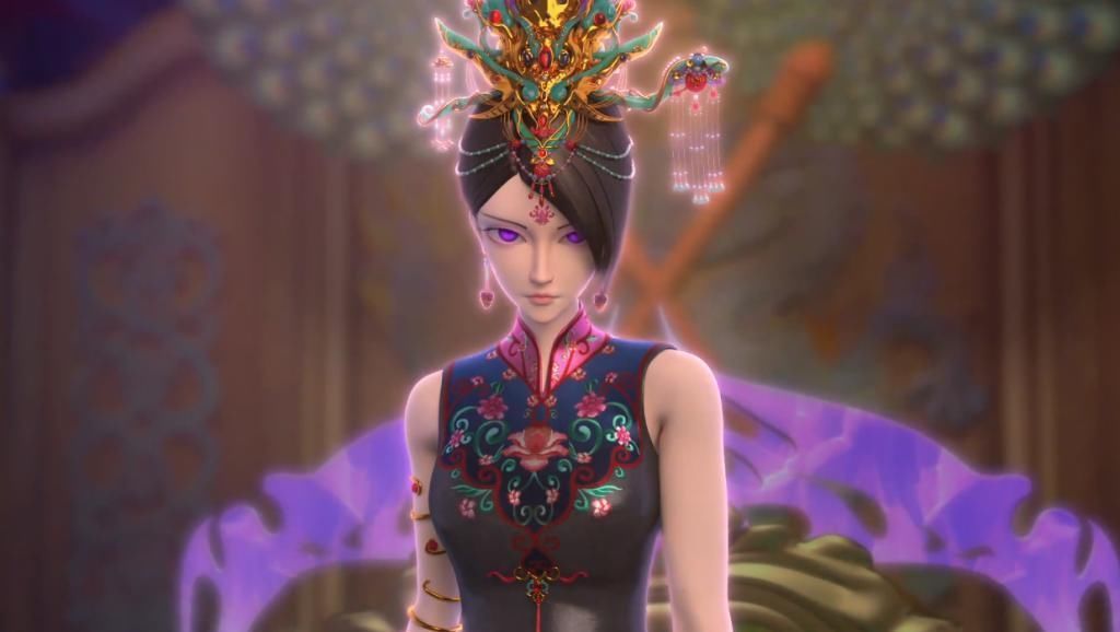 叶罗丽辛灵终于黑化,答应与曼多拉联手,紫色瞳孔冷漠表情太飒