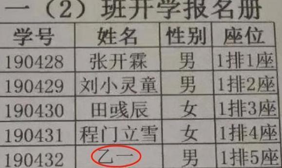 连名带姓|小学生因“姓名简单”走红,连名带姓笔画才2笔,同桌羡慕哭了