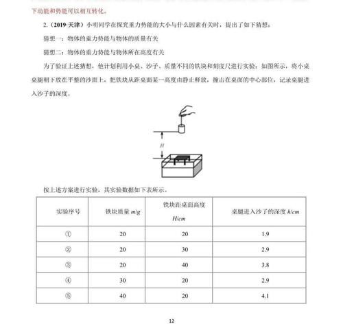 【中考物理】动能、势能和机械能讲练（含答案解析）