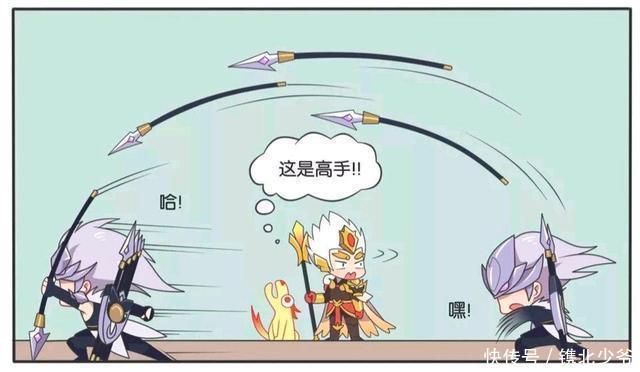 操作|王者荣耀漫画:马超对着杨戬的狗秀操作;哮天犬一脸崇拜!