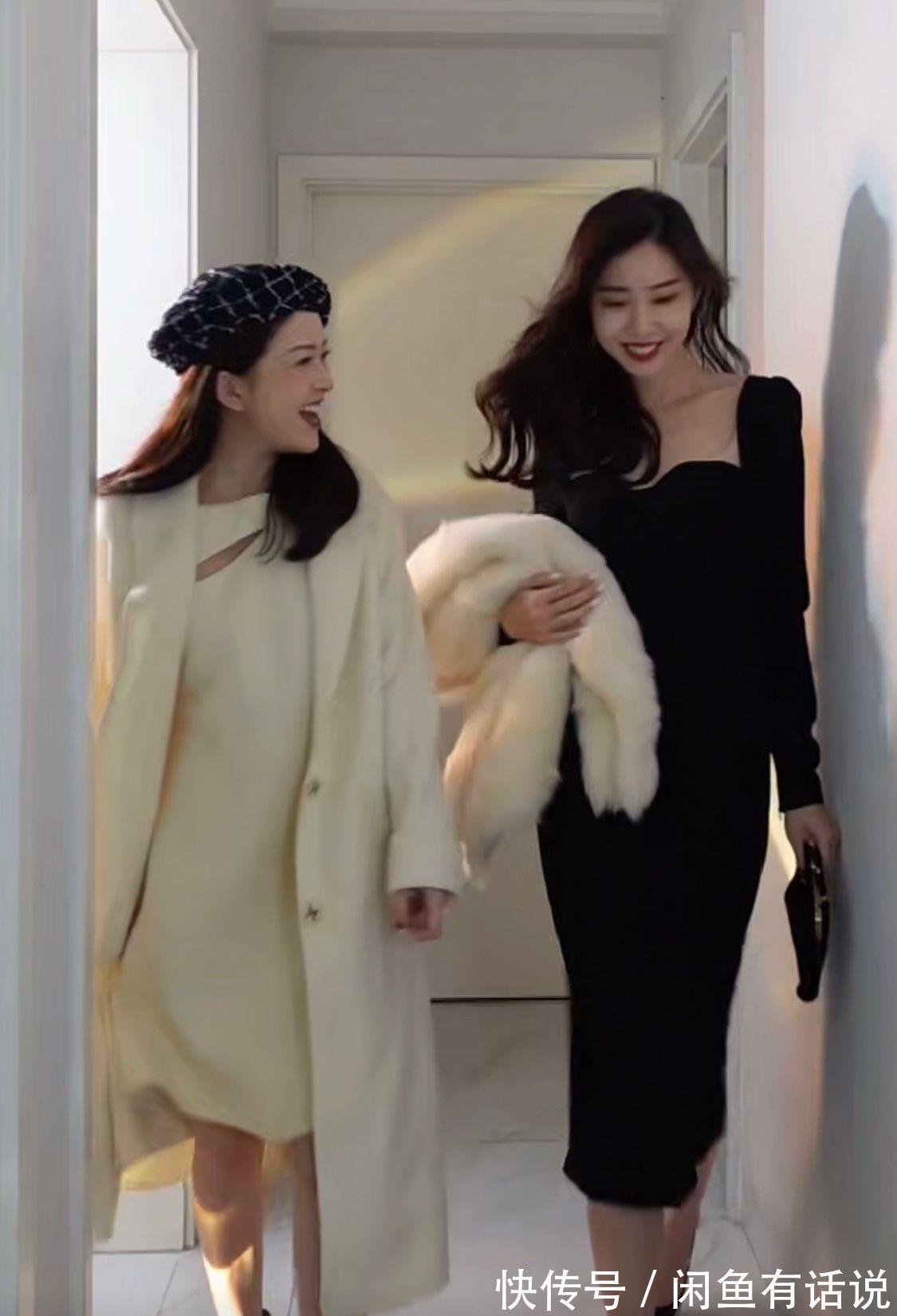 温婉|小个子在聚会中怎么穿?158博主这3套时髦还显高,同框高个也不输