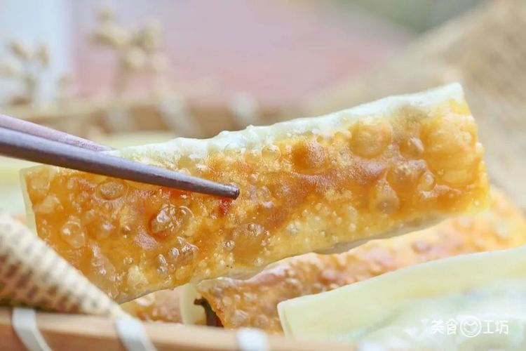 糯米馅|锅贴还有这馅儿!香糯酥脆,3盘起步