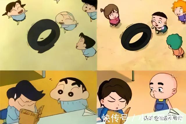蜡笔小新|被山寨的日本动漫,《鬼杀之剑》我忍了,《禁基的巨人》是什么鬼