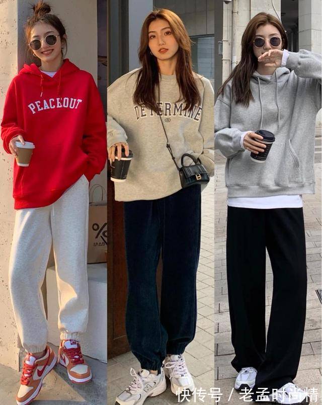 卫衣 适逢春季换新衣,韩系休闲风穿搭很吃香,拉链卫衣遮肉瘦身超显嫩