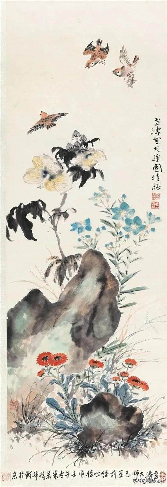 王雪涛！春风浓艳——荣宝斋王雪涛花鸟拍品欣赏