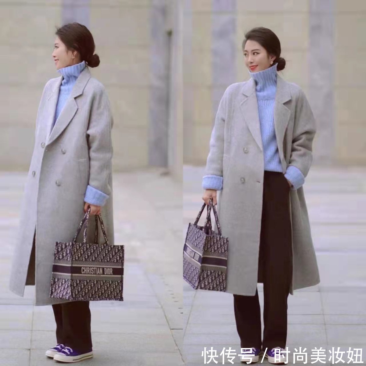 搭配|“大衣+毛衣”,入冬后的神仙组合搭配,温暖实用又显气质
