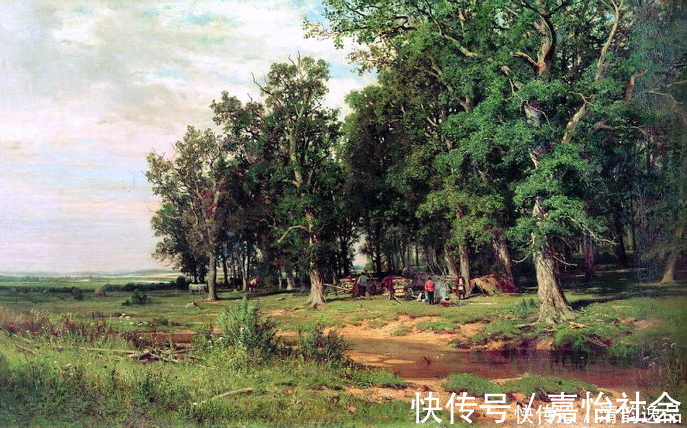 油画&俄罗斯油画大师,伊凡·伊凡诺维奇·希施金,风景油画作品选集