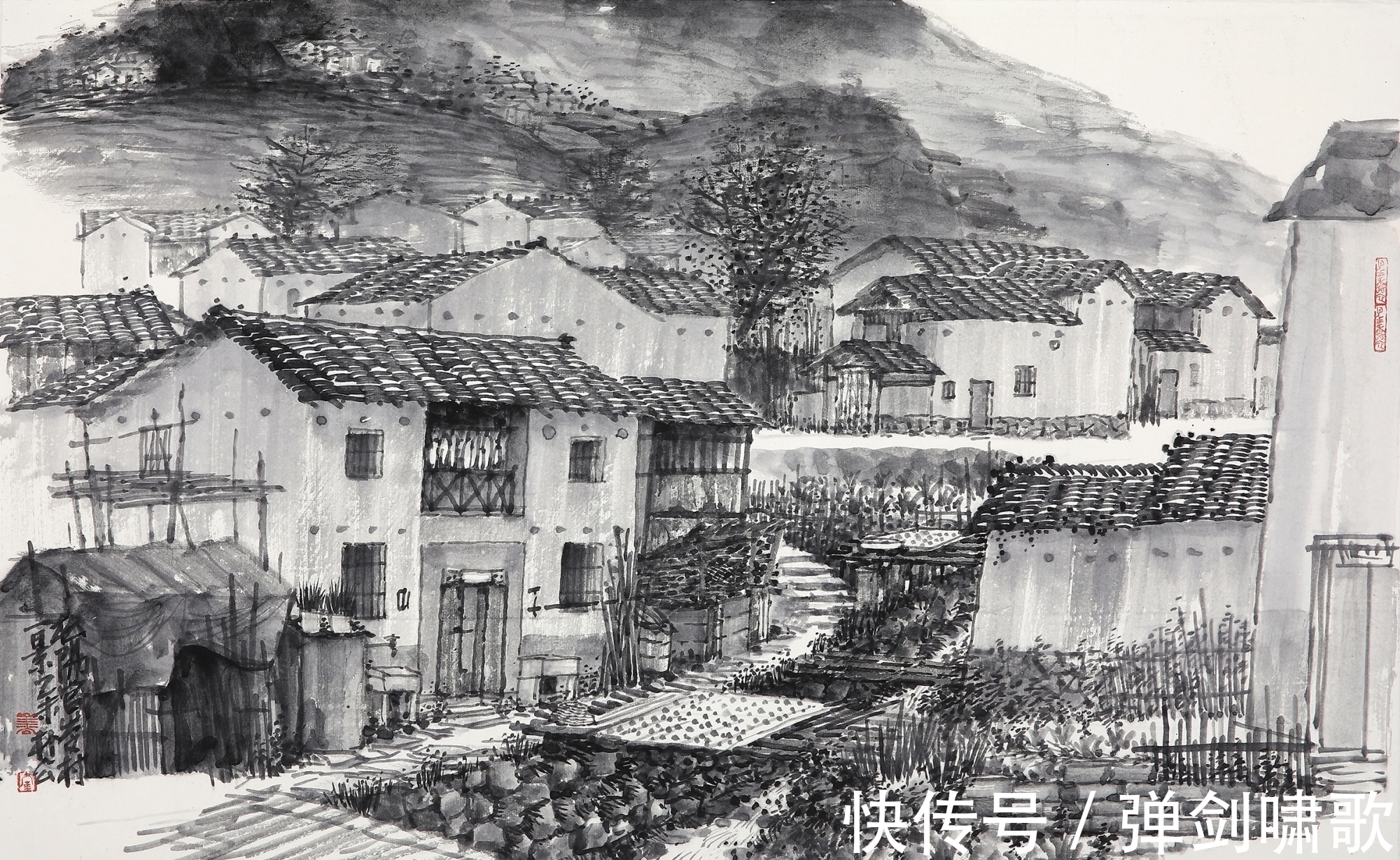 文化部@「直击书画」画家孙海峰“墨非蒙养不灵,笔非生活不神。”