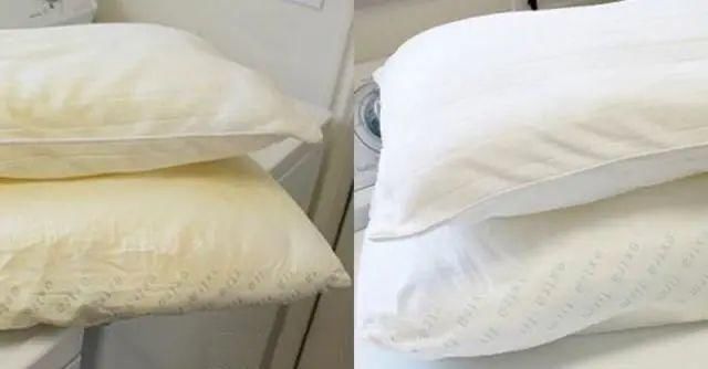 枕套发黄了别急着扔！两个小妙招，教你快速变白！