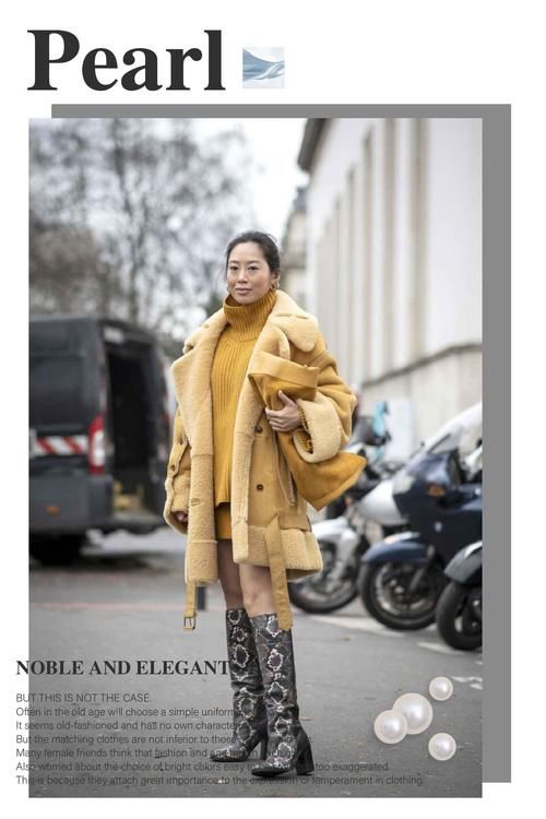 年龄超过35岁的女性，日常多穿皮毛一体大衣，气质太高级