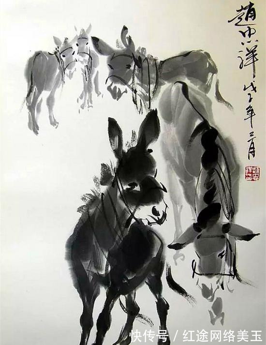 艺术品|赵忠祥师承黄胄,生前书画卖几十万,如今却没人要,水平到底如何